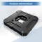 Black Heavy Duty 274 LBS Offset Umbrella Base Stand with Side Handles